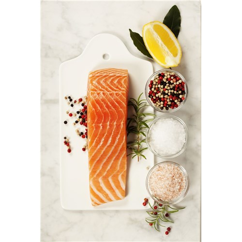 Naked Beach skin on Salmon portions_